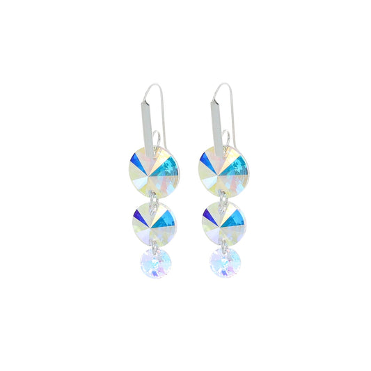 Aros Fantasy Cristal Genuino - Joyas Gloss Crystal