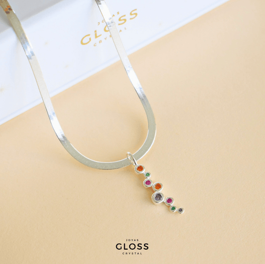 Collar Amatista Plata - Joyas Gloss Crystal