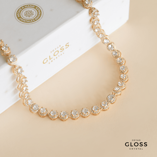Collar Dinastia Real Oro - Joyas Gloss Crystal