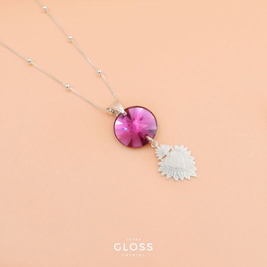 Collar Dominga Plata - Joyas Gloss Crystal