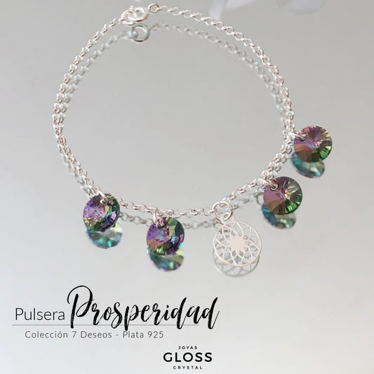Pulsera Prosperidad Cristal Genuino - Joyas Gloss Crystal