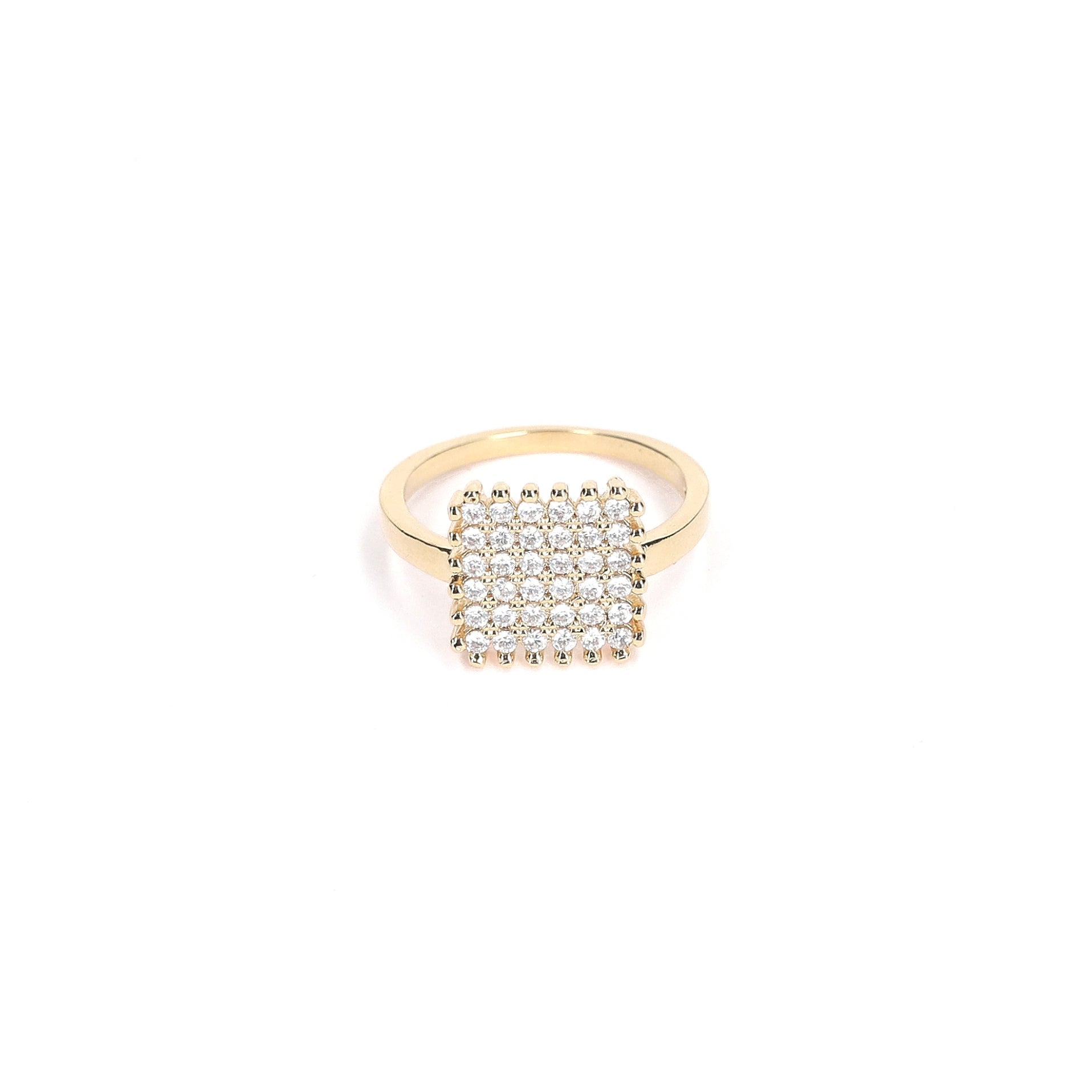 Anillo Hera enchape de oro 18k - Joyas Gloss Crystal