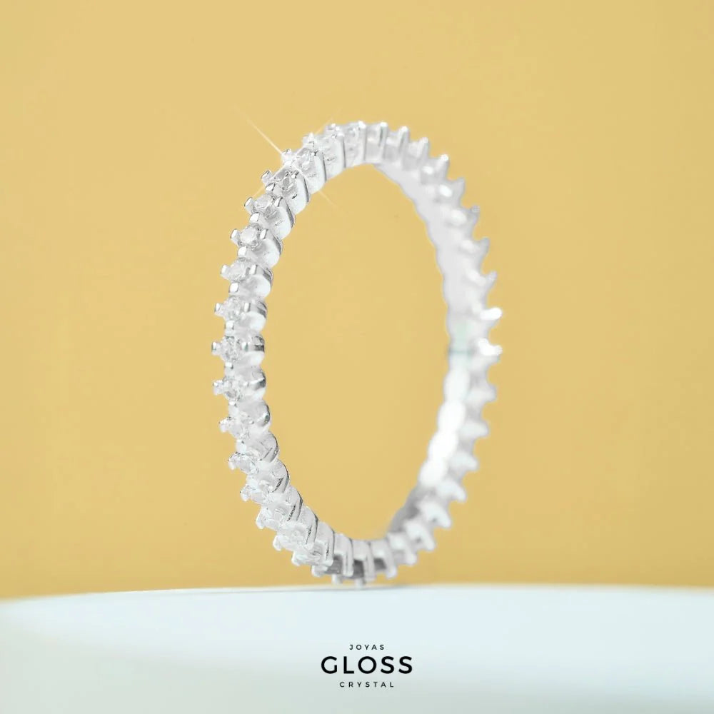Anillo Imperial Circones Plata 925 - Joyas Gloss Crystal
