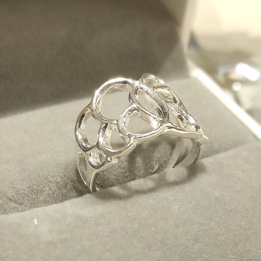 Anillo Laberinto Plata