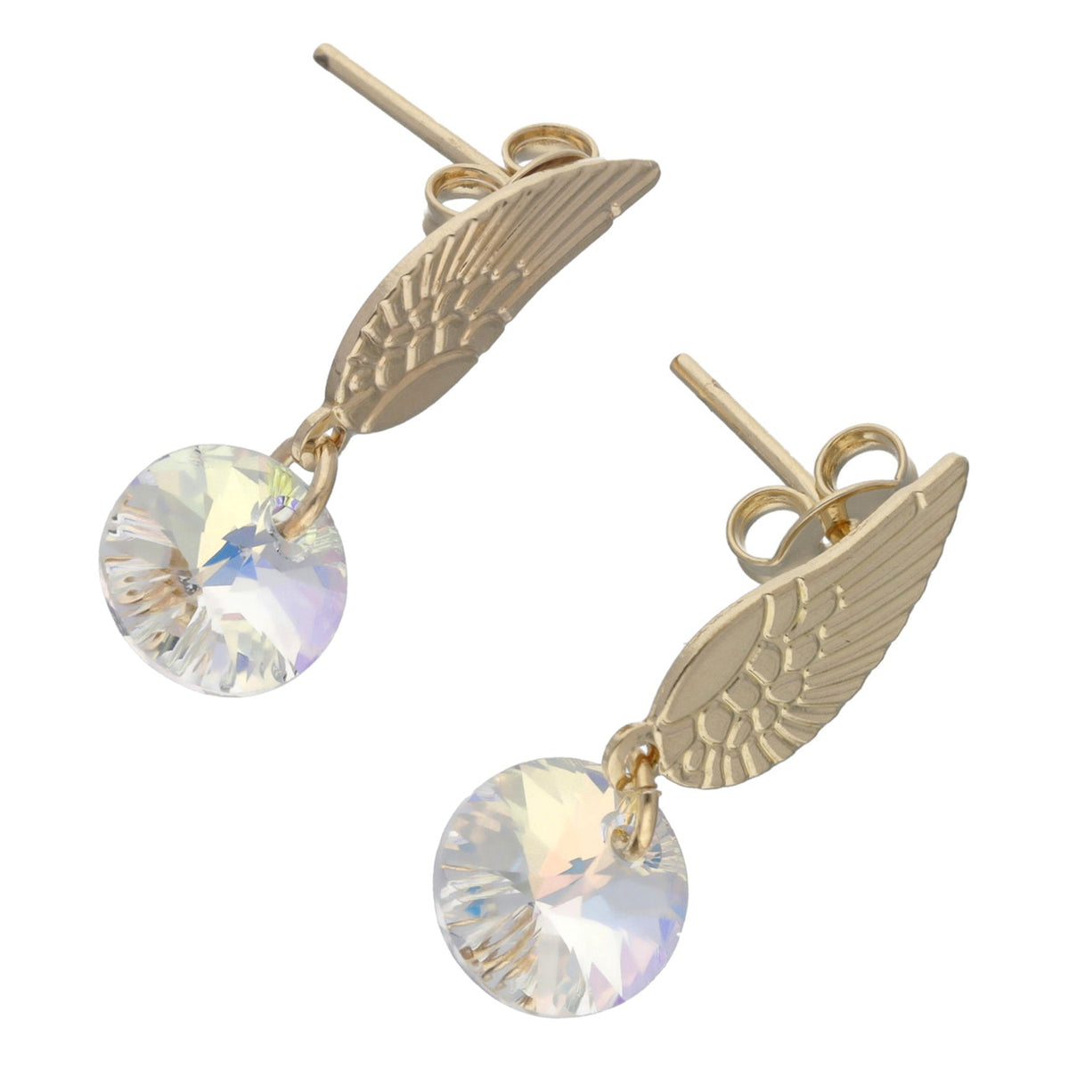 Aros Alitas Cristales Genuinos - Joyas Gloss Crystal