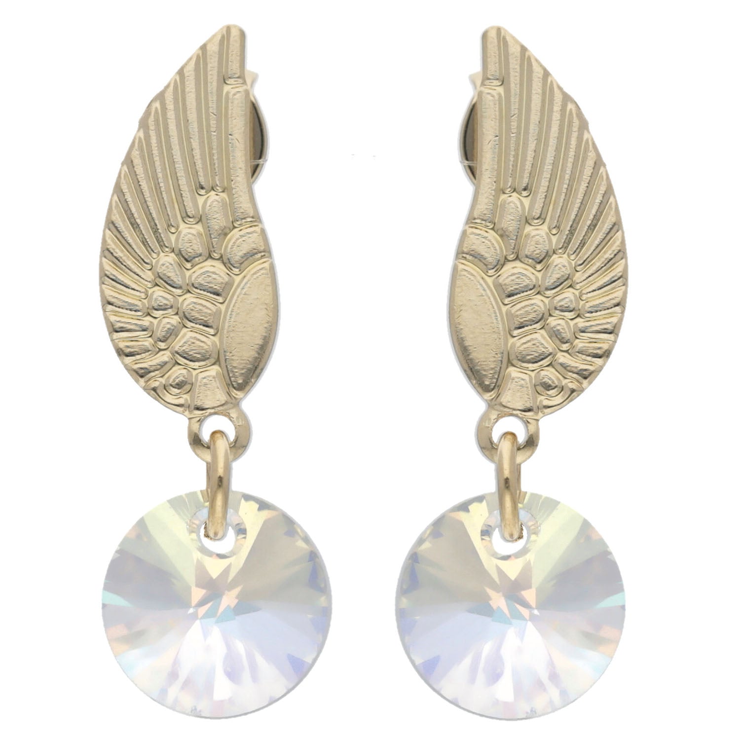 Aros Alitas Cristales Genuinos - Joyas Gloss Crystal
