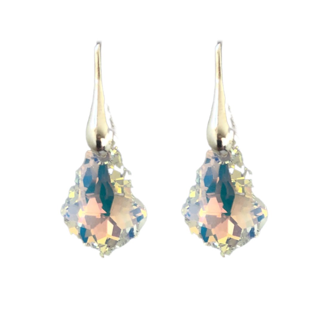 Aros Diana Barroco Cristal Genuino - Joyas Gloss Crystal