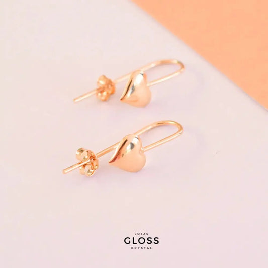 Aros Tú y Yo Lovers Oro - Joyas Gloss Crystal