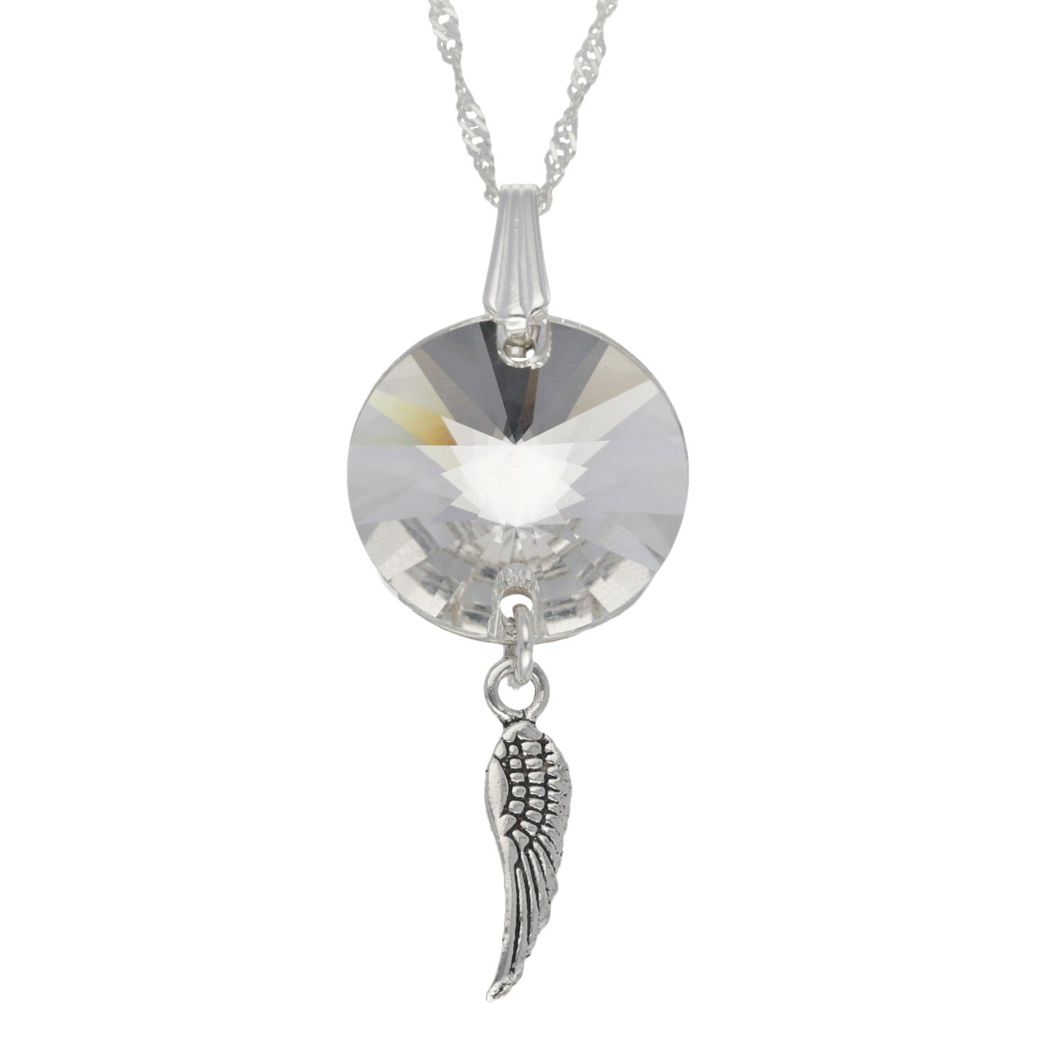 Collar Angel Cristal Genuino - Joyas Gloss Crystal