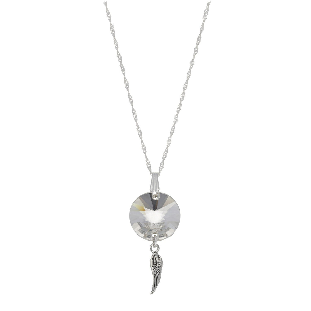 Collar Angel Cristal Genuino - Joyas Gloss Crystal