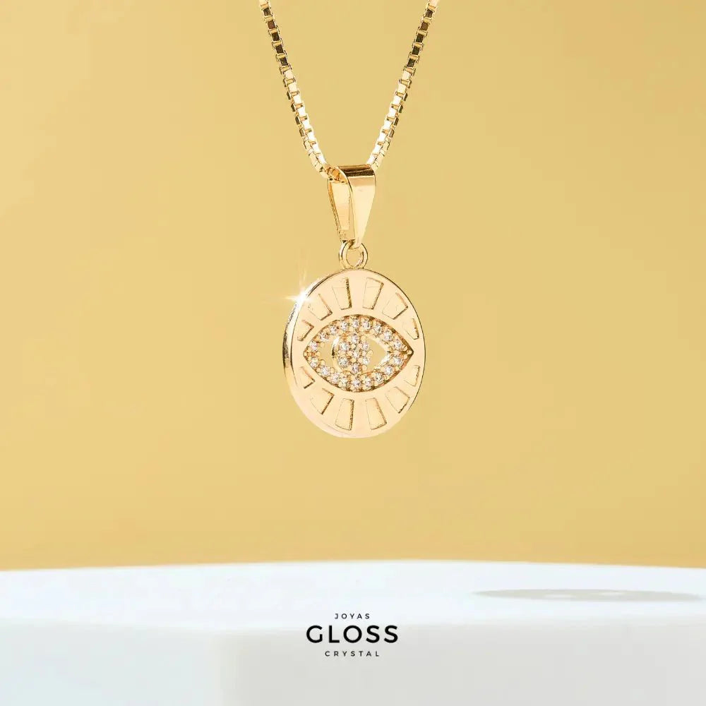 Collar Astra enchape de Oro 18k - Joyas Gloss Crystal