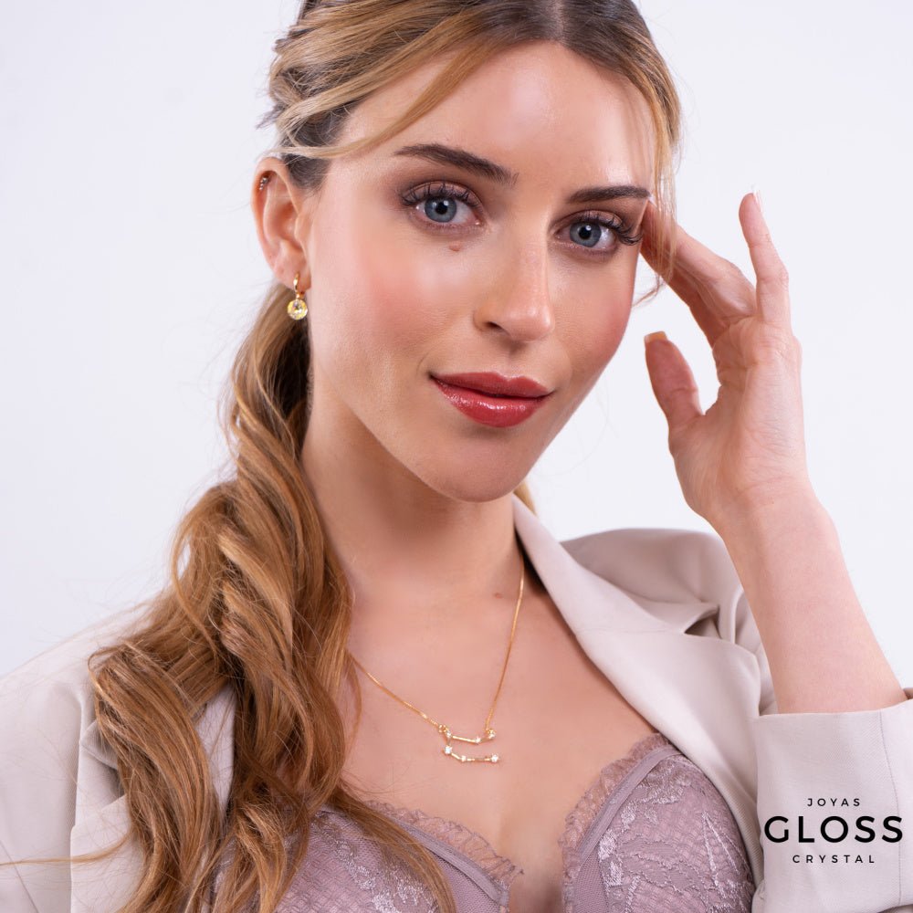 Collar Constelación Géminis - Joyas Gloss Crystal