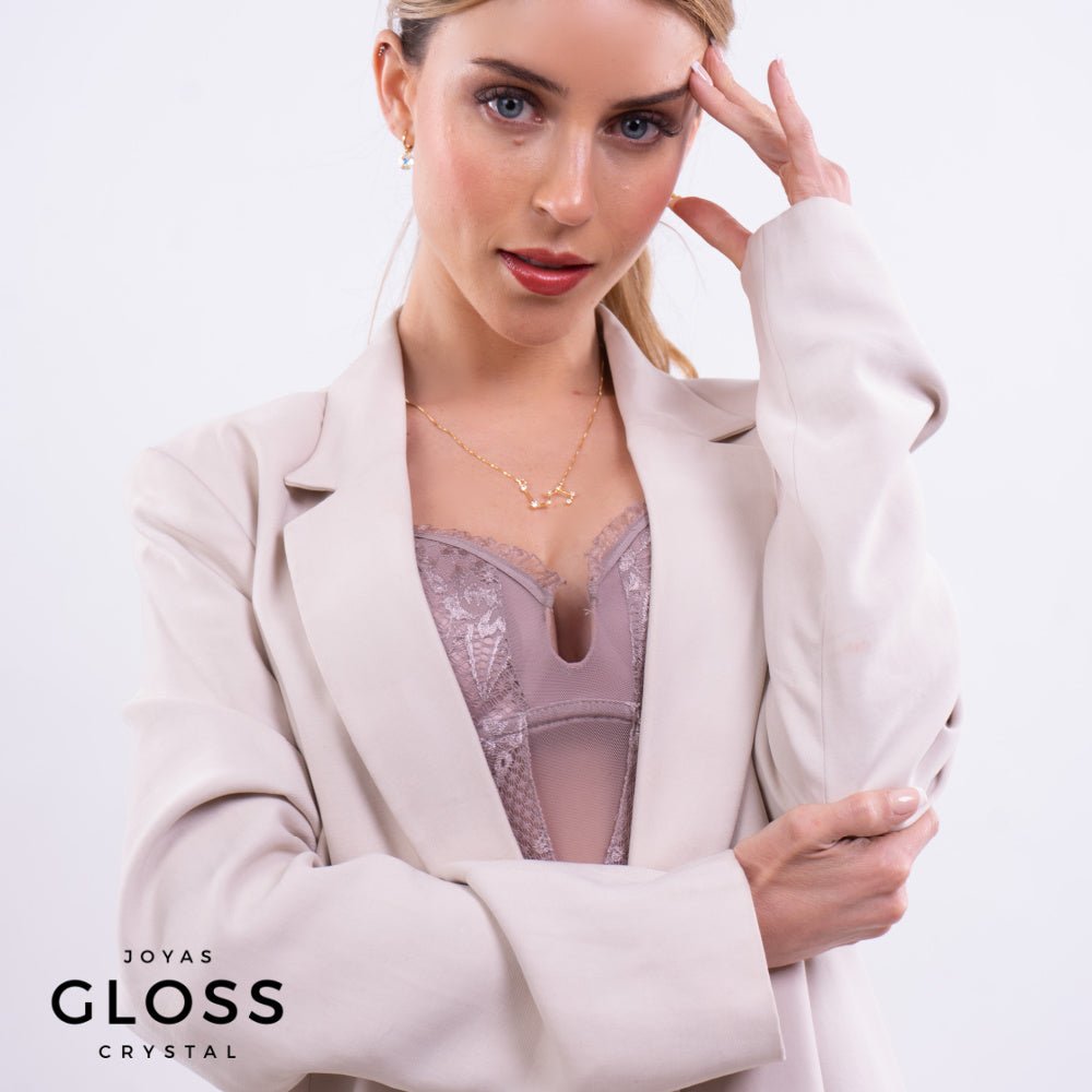 Collar Constelación Leo - Joyas Gloss Crystal