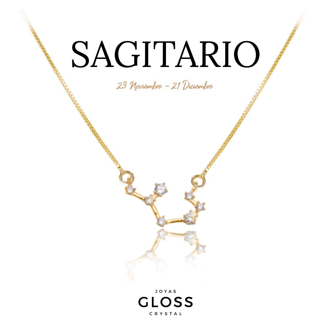 Collar Constelación Sagitario - Joyas Gloss Crystal