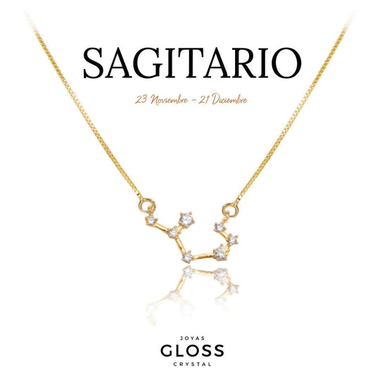 Collar Constelación Sagitario - Joyas Gloss Crystal