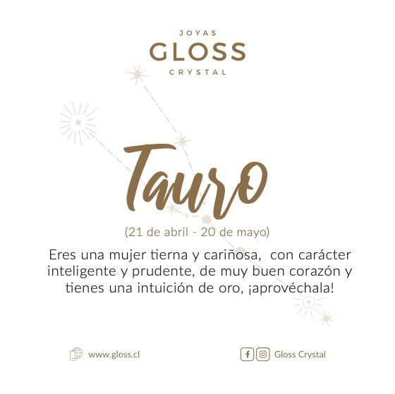 Collar Constelación Tauro - Joyas Gloss Crystal