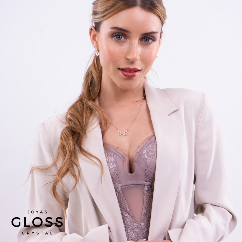 Collar Constelación Virgo - Joyas Gloss Crystal