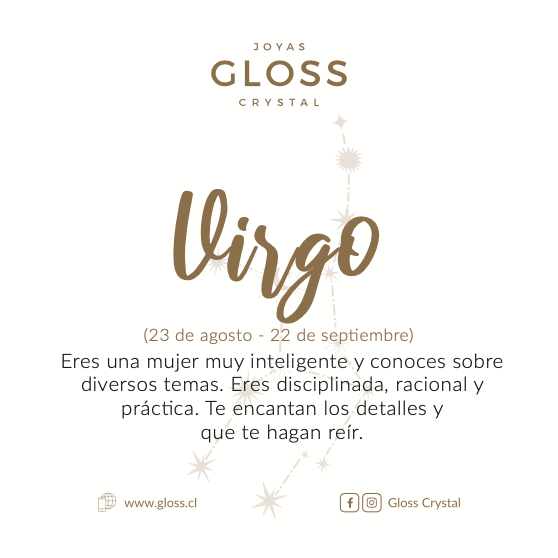 Collar Constelación Virgo - Joyas Gloss Crystal