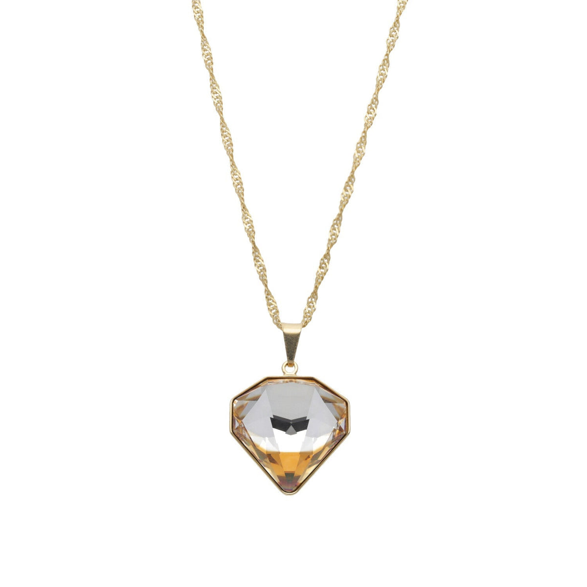 Collar Copper Cristal Genuino - Joyas Gloss Crystal
