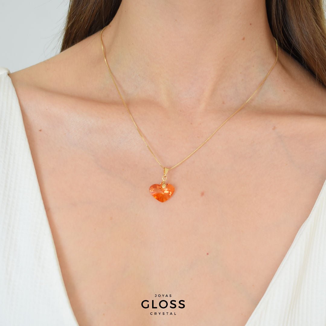 Collar Crazy Heart - Joyas Gloss Crystal
