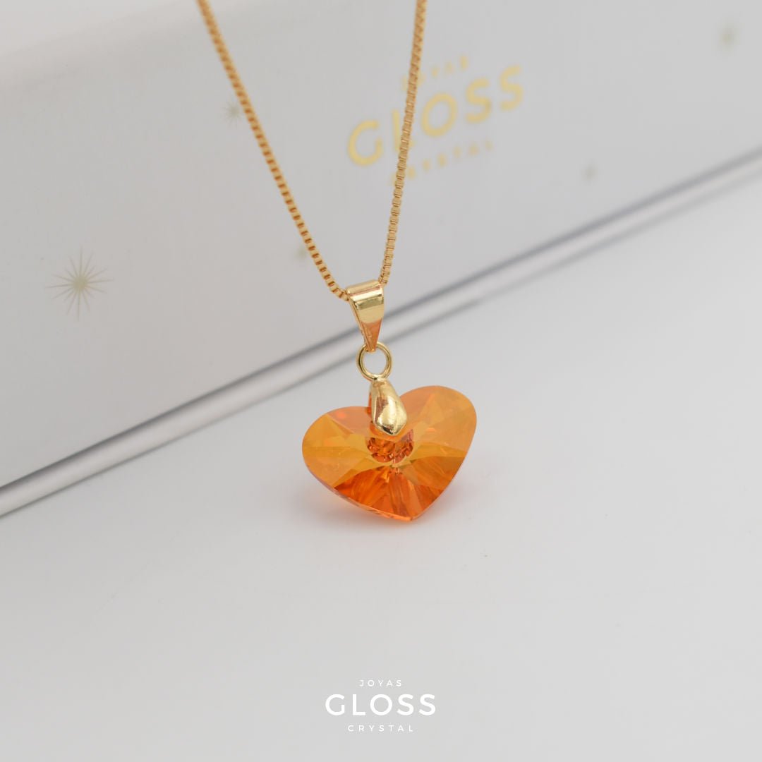 Collar Crazy Heart - Joyas Gloss Crystal
