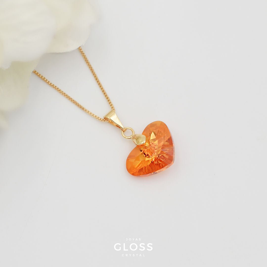 Collar Crazy Heart - Joyas Gloss Crystal