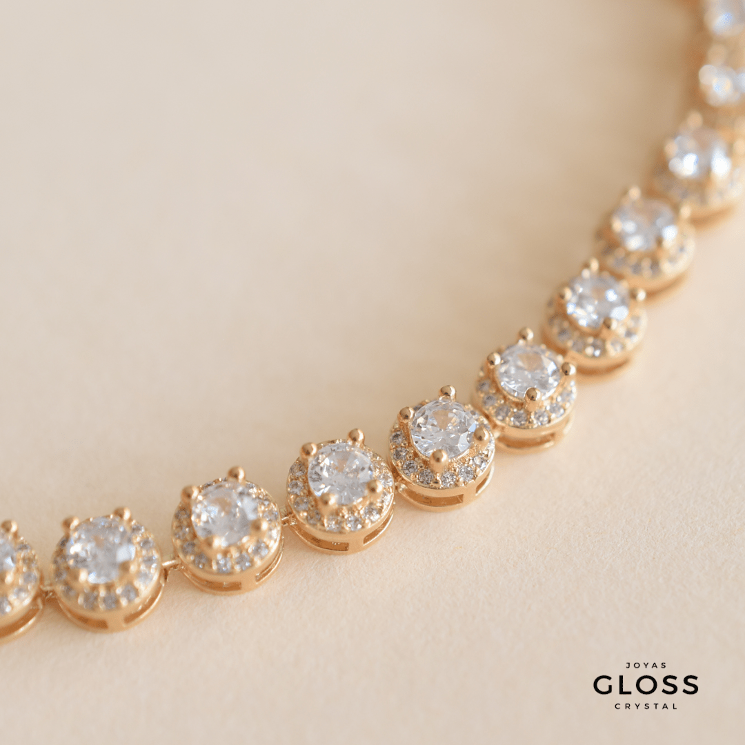 Collar Dinastia Real Oro - Joyas Gloss Crystal