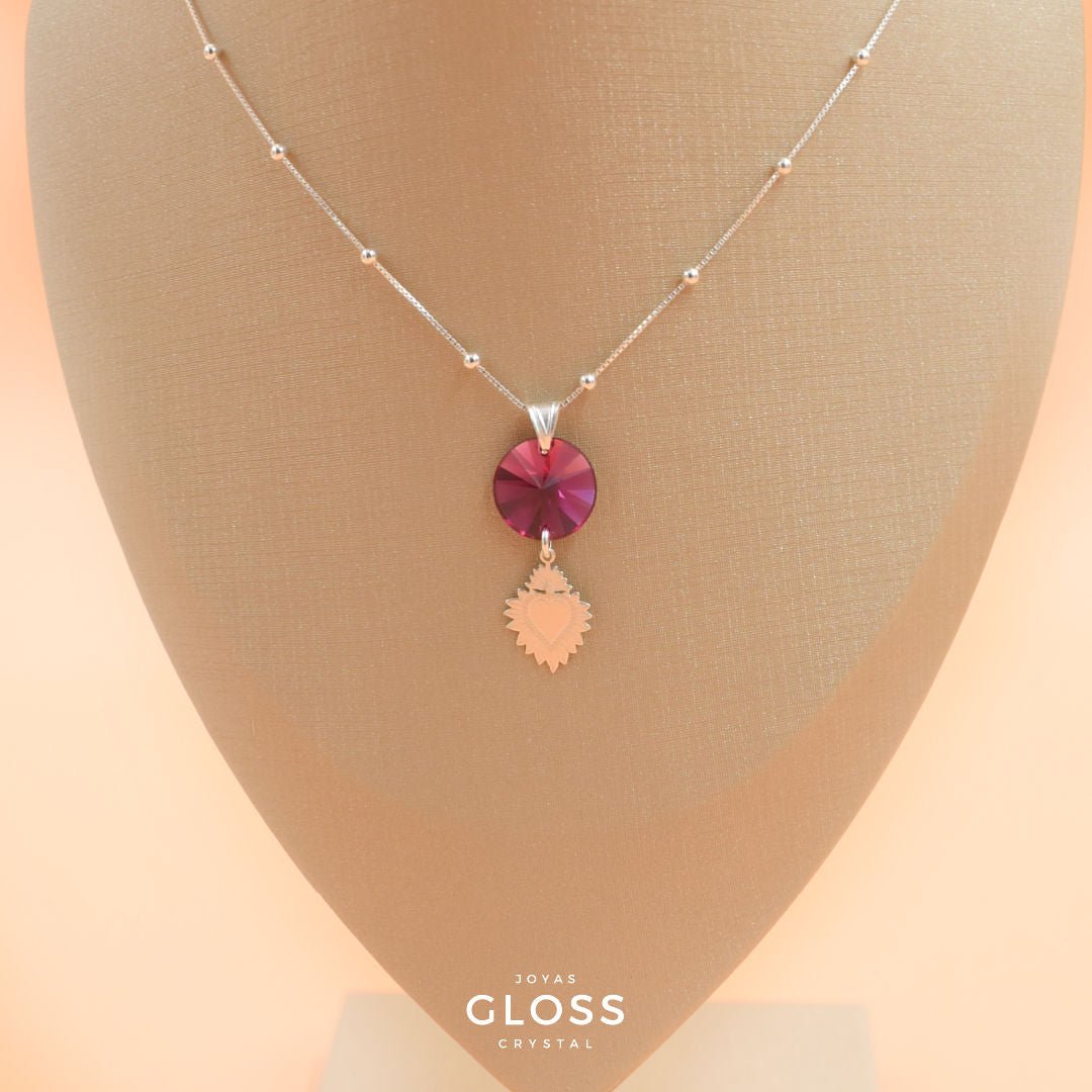 Collar Dominga Plata - Joyas Gloss Crystal