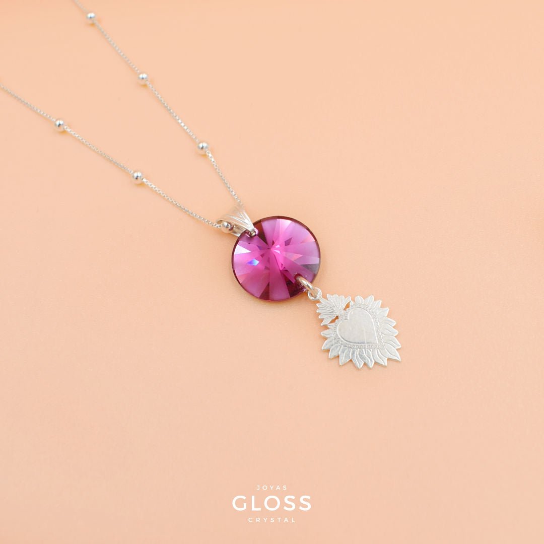 Collar Dominga Plata - Joyas Gloss Crystal
