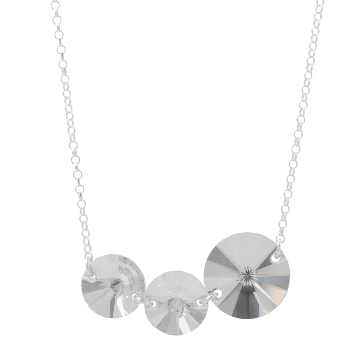 Collar Generaciones Plata - Joyas Gloss Crystal