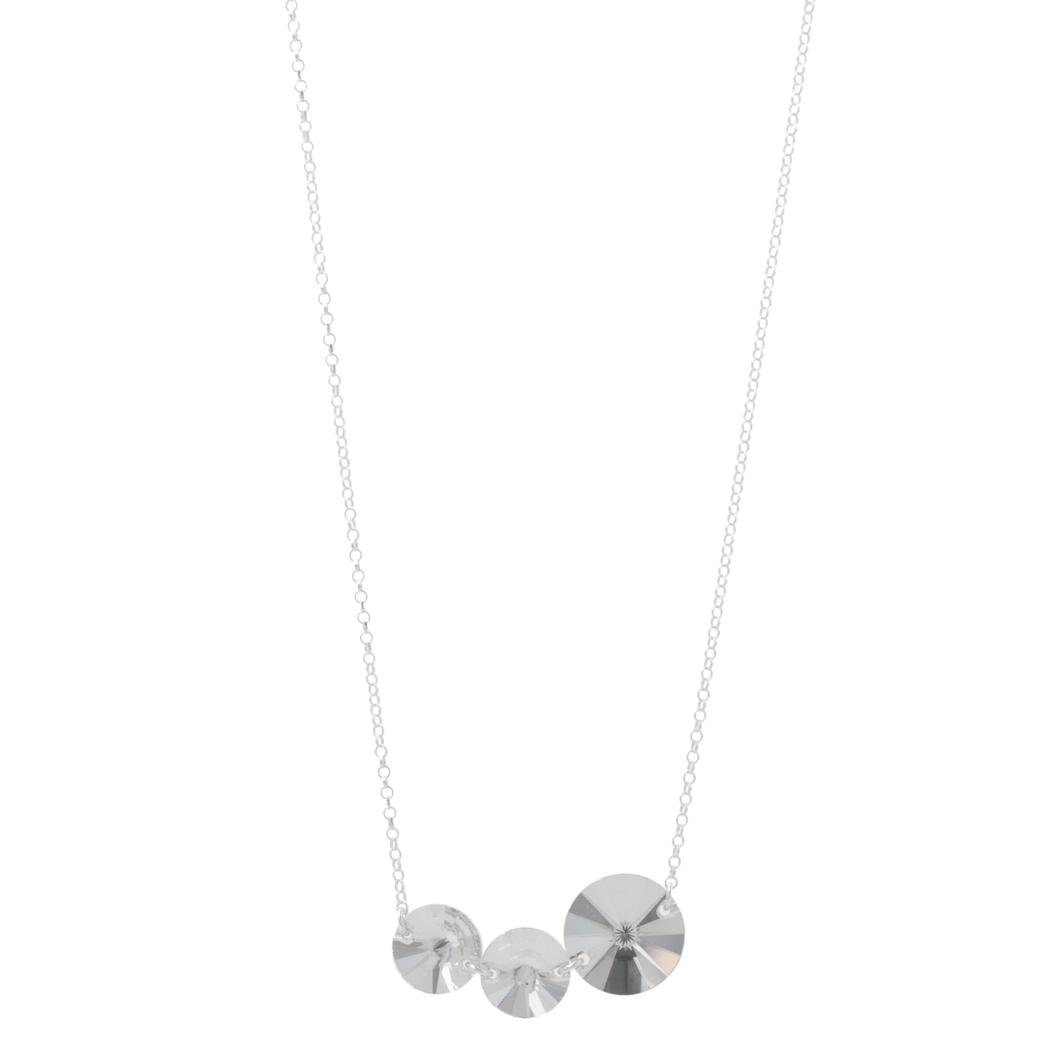 Collar Generaciones Plata - Joyas Gloss Crystal
