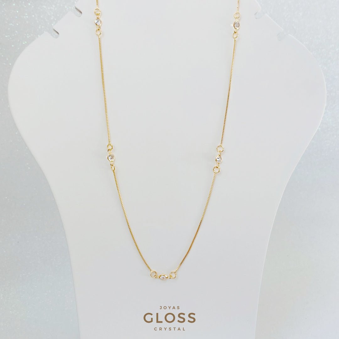 Collar Isis Oro - Joyas Gloss Crystal