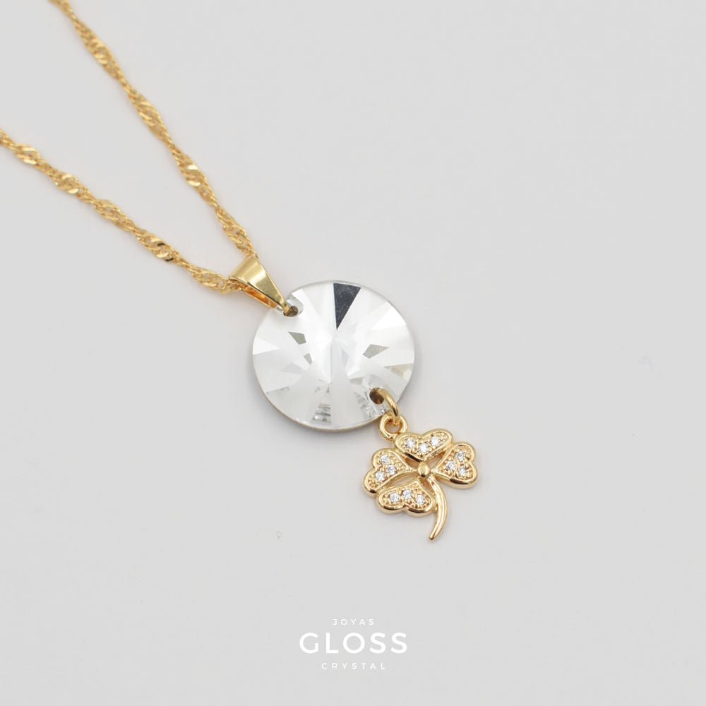 Collar Lucky Oro - Joyas Gloss Crystal