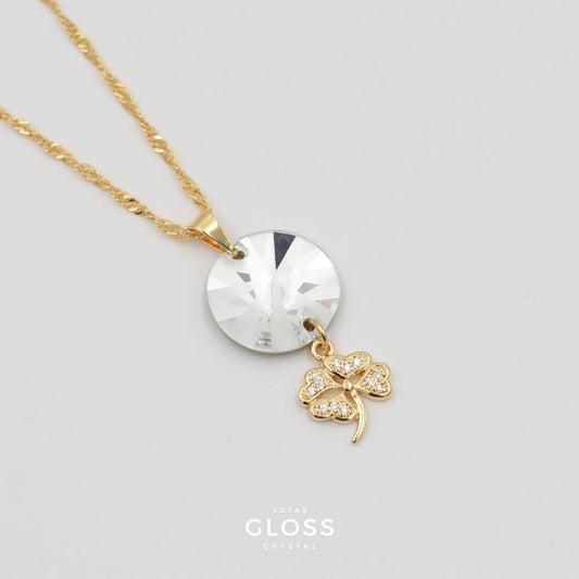 Collar Lucky Oro - Joyas Gloss Crystal