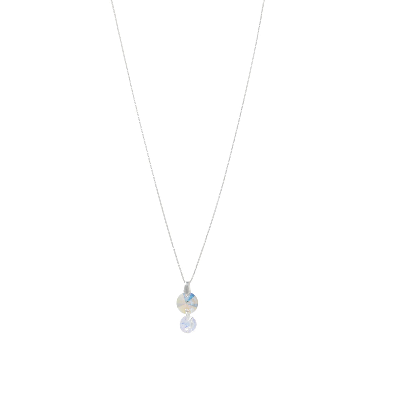 Collar Madre e Hijo Plata - Joyas Gloss Crystal
