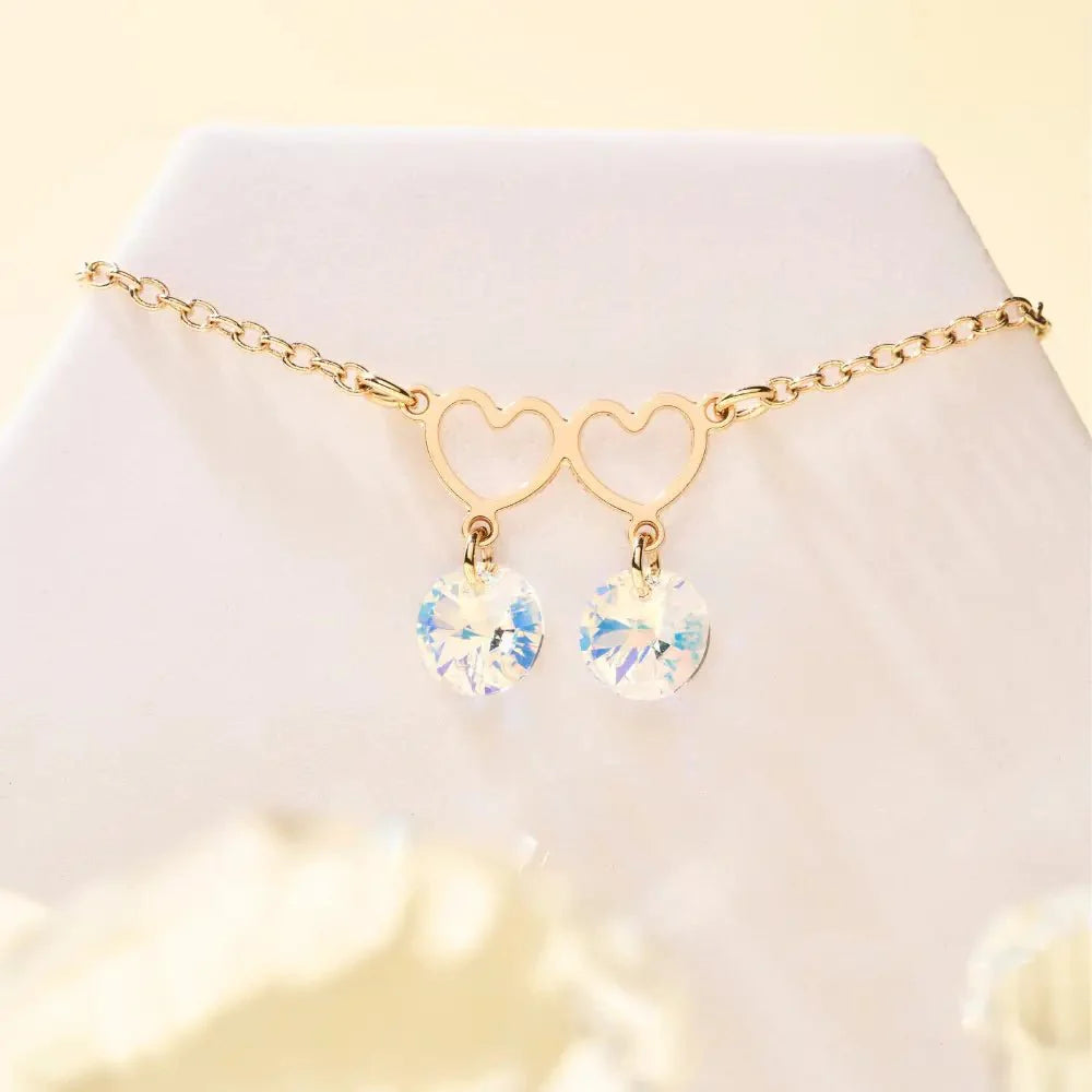Collar Mom Doble Oro - Joyas Gloss Crystal