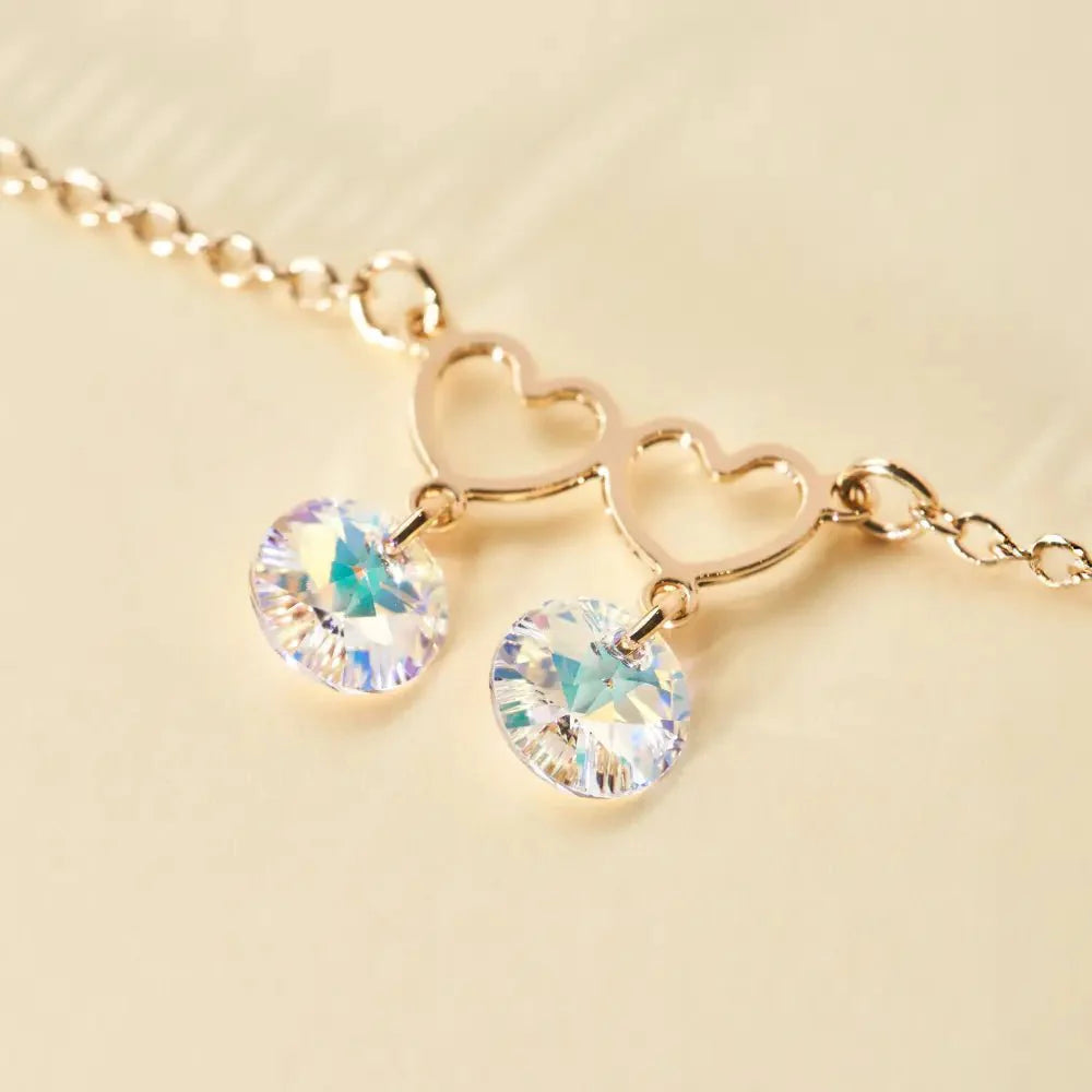 Collar Mom Doble Oro - Joyas Gloss Crystal