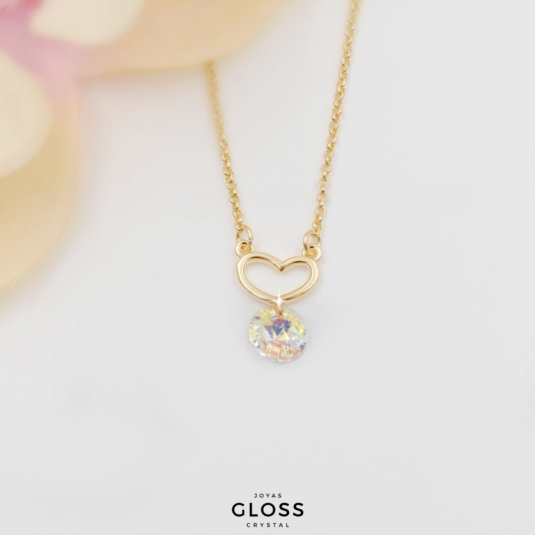 Collar Mom Simple Oro - Joyas Gloss Crystal