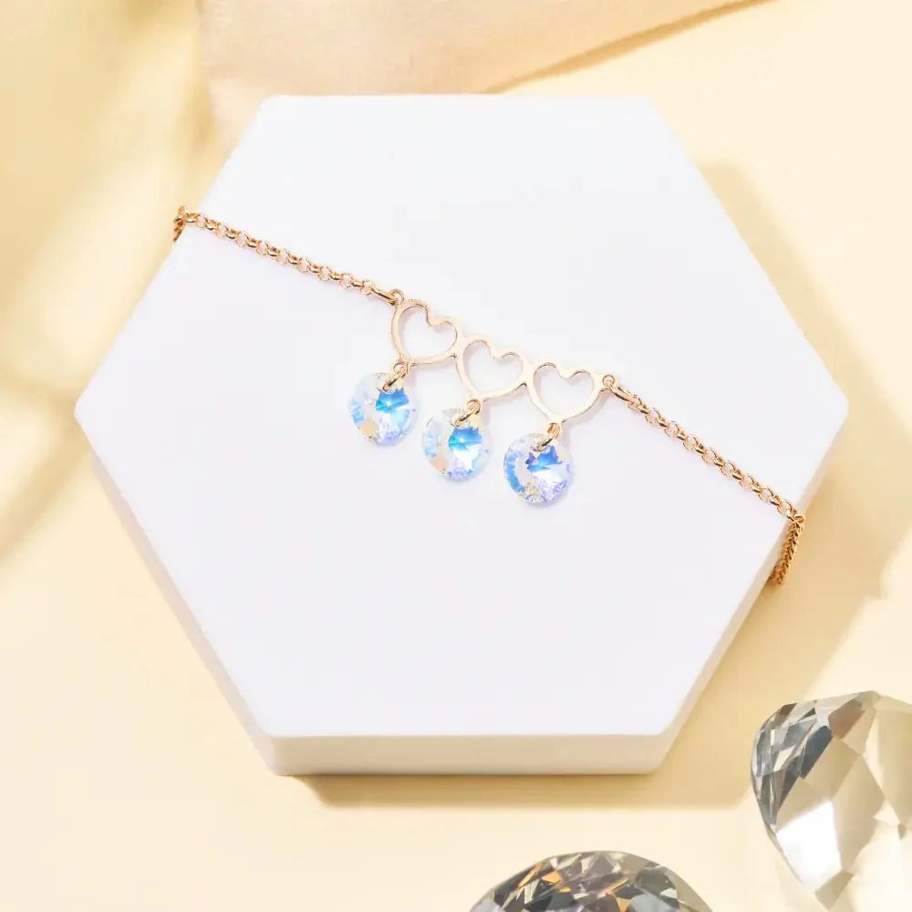 Collar Mom Triple Oro - Joyas Gloss Crystal
