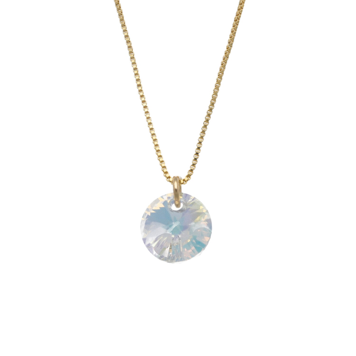 Collar Punto Luz Oro - Joyas Gloss Crystal