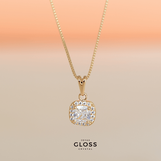 Collar Reina Oro - Joyas Gloss Crystal