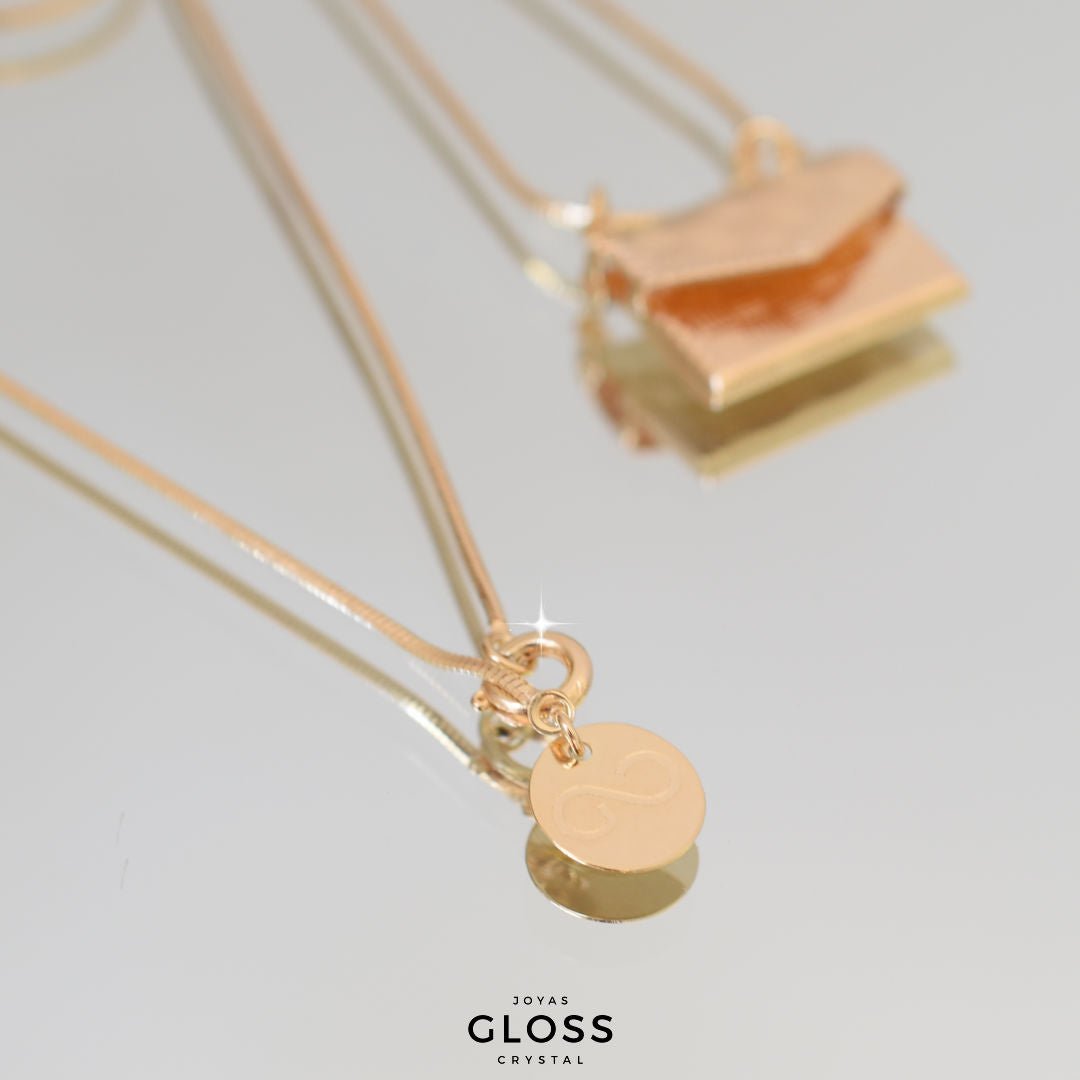 Collar Relicario Sobre - Joyas Gloss Crystal