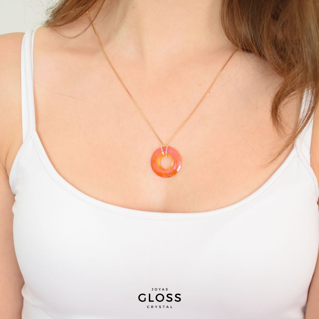 Collar SunShine Oro - Joyas Gloss Crystal