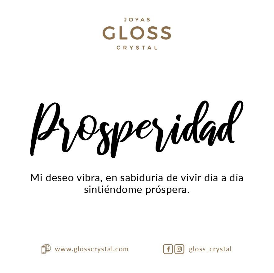 Pulsera Prosperidad Cristal Genuino - Joyas Gloss Crystal