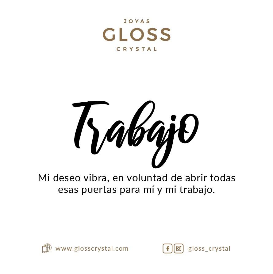 Pulsera Trabajo Cristal Genuino - Joyas Gloss Crystal