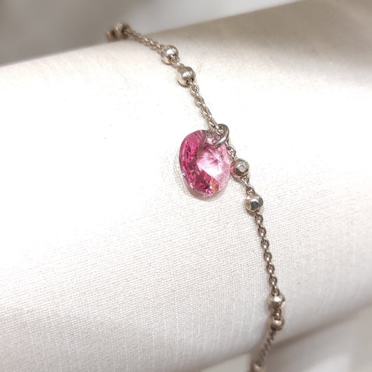 Pulsera Valentina Rosé Plata
